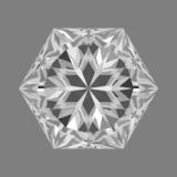 Twelve Easy Gemstone Faceting Designs Check Frost Star Hex gem facet diagram